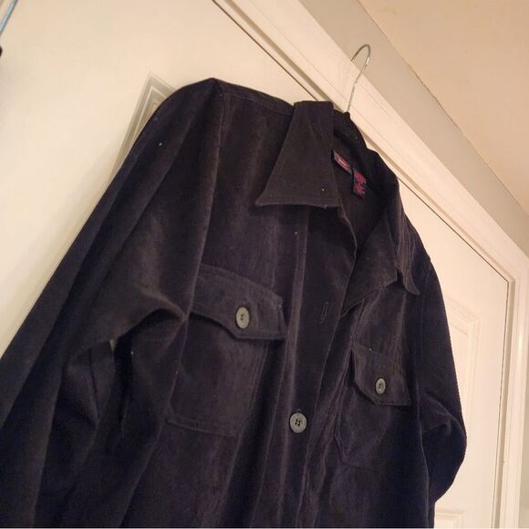 Bill Blass vintage black lightweight button up jacket - Picture 2 of 4